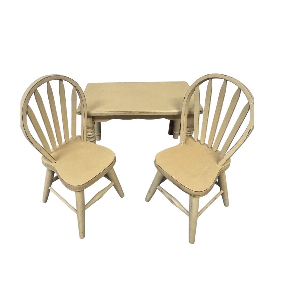 Kassies Kountry Kitchen Boyds Bears Table & 2 Chairs‎ NWT